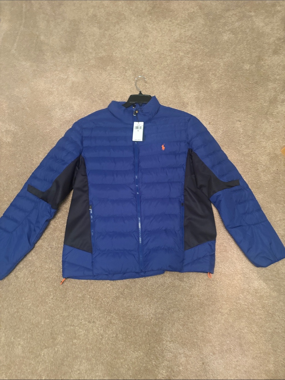 Polo by Ralph Lauren Blue Quilted Lightweight Puffer Jacket